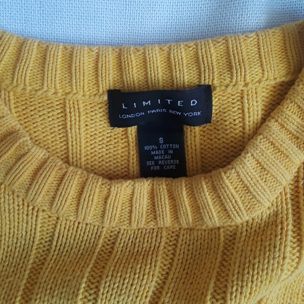 The Limited Cable Knit Short Sleeve Sweater - Picture 3 of 5